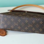 Louis Vuitton Mini Looping Flap Shoulder Bag Monogram For Women 9.4in/24cm Brown LV M51147