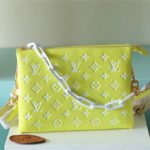 Louis Vuitton Coussin PM Bag Monogram For Women Yellow 10.2in/26cm LV M20843