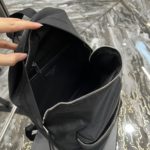 Saint Laurent City Backpack In Canvas Unisex For Women 13.8in/35cm Black YSL