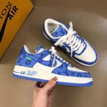Louis Vuitton And Nike “Air Force 1” By Virgil Abloh White/Team Royal For Men, Men's Shoes 1A9VAO