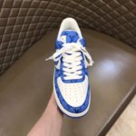 Louis Vuitton And Nike “Air Force 1” By Virgil Abloh White/Team Royal For Men, Men's Shoes 1A9VAO