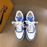 Louis Vuitton And Nike “Air Force 1” By Virgil Abloh White/Team Royal For Men, Men's Shoes 1A9VAO