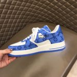 Louis Vuitton And Nike “Air Force 1” By Virgil Abloh White/Team Royal For Men, Men's Shoes 1A9VAO