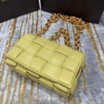 Bottega Veneta Chain Cassette Bag For Women 10.2in/26cm In Yellow