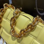 Bottega Veneta Chain Cassette Bag For Women 10.2in/26cm In Yellow