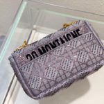 Christian Dior Medium Dior Caro Bag Gray , For Women, Women’s Handbags 25.5cm/10in CD