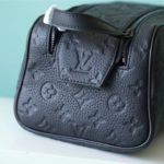 Louis Vuitton Dopp Kit Toilet Pouch Monogram Empreinte Black For Women, Women's Wallets 11in/28cm LV