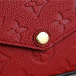 Louis Vuitton Pochette Felicie Monogram Empreinte Red For Women, Women's Wallets 8.3in/21cm LV