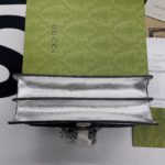 Gucci Dionysus Small Shoulder Bag Silver For Women, Women's Bags 10in/26cm GG 499623 1TRBN 8173