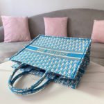 Christian Dior Large Dior Book Tote Blue, For Women, Women’s Handbags 16.5in/42cm CD