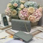 Christian Dior Lady Dior Pouch Gray, For Women, Women’s Handbags 8.5in/21.5cm CD S0204OVRB_M41G