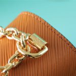 Louis Vuitton Twist MM Epi Gold Miel Brown For Women, Women’s Bags, Shoulder And Crossbody Bags 9.1in/23cm LV M59686