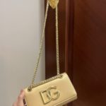 Dolce & Gabbana Polished 3.5 Phone Bag Gold For Women 7.3in/19cm DG