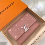 Louis Vuitton Capucines Sweet Brogues Taurillon Pink For Women, Women's Wallets 5.3in/13.5cm LV 