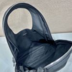 Prada Canvas Hobo Bag Black For Women, Women's Bags 25.6in/65cm 2VY005_010_F0002_V_OLO