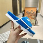 Gucci x Adidas Women's GG Platform Sandal Blue For Women GG