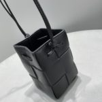 Bottega Veneta Mini Cassette Bucket Bag Black, For Women, Women's Bags 5.5in/14cm 680217VCQC48425