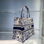 Christian Dior Medium Dior Book Tote Blue, For Women, Women’s Handbags 14in/36cm CD M1296ZTDT_M808