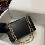 Dolce & Gabbana Nappa DG Girls Shoulder Bag Black For Women 8.3in/21cm DG  BB6498AZ80180999