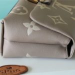 Louis Vuitton Madeleine MM Monogram Empreinte Dove Gray/ Creme Beige For Women, Women's Handbags, Shoulder and Crossbody Bags 11.8in/30cm LV M46041
