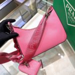 Prada Re-Edition 2005 Re-Nylon Mini Bag Pink For Women, Women's Bags 8.6in/22cm 1NE204_R064_F0E18