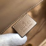 Gucci Marmont Matelassé Super Mini Bag Beige Matelassé Chevron For Women 6.2in/16.5cm GG