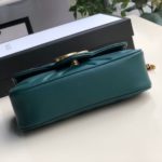 Gucci Marmont Matelassé Super Mini Bag Green Matelassé Chevron For Women 6.2in/16.5cm GG