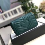 Gucci Marmont Matelassé Super Mini Bag Green Matelassé Chevron For Women 6.2in/16.5cm GG