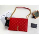 Saint Laurent Becky Small Shoulder Bag Red For Women 10.5in/27cm YSL