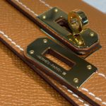 Hermes Kelly Wallet To Go Woc Brown With Gold Toned Hardware Bag For Women 8.2in/21cm