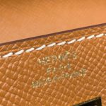 Hermes Kelly Wallet To Go Woc Brown With Gold Toned Hardware Bag For Women 8.2in/21cm