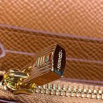 Hermes Kelly Wallet To Go Woc Brown With Gold Toned Hardware Bag For Women 8.2in/21cm