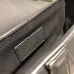 Christian Dior Mini Saddle Bag Black Ultramatte For Women 19.5cm/7.6in CD