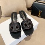 Christian Dior D Club Slide Black For Women CD