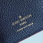 Louis Vuitton Clea Wallet Monogram Empreinte Navy Blue For Women, Women's Wallets 1.3in/11cm LV