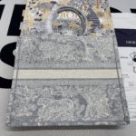 Christian Dior Large Dior Book Tote White Multicolor, For Women, Women’s Handbags 16.5in/42cm CD