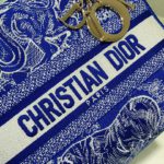 Christian Dior Medium Lady D-Lite Bag Blue, For Women, Women’s Handbags 24cm/9.5in CD M0565OROC_M808