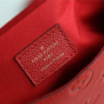 Louis Vuitton Pochette Felicie Monogram Empreinte Red For Women, Women's Wallets 8.3in/21cm LV