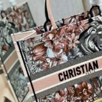 Christian Dior Large Dior Book Tote Multicolor, For Women, Women’s Handbags 16.5in/42cm CD M1286ZFOR_M884