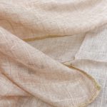 Chanel Cashmere Silk Rectangle Light Pink Scarf Large 200cm/78in