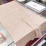 Chanel Cashmere Silk Rectangle Light Pink Scarf Large 200cm/78in