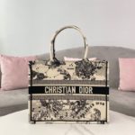 Christian Dior Medium Dior Book Tote White Multicolor , For Women, Women’s Handbags 14in/36cm CD M1296ZRHZ_M941
