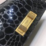 Saint Laurent Cassandra Small Crossbody Bag With Stone Print Black For Women 7.4in/19cm YSL