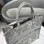 Christian Dior Large Dior Book Tote Gray Multicolor, For Women, Women’s Handbags 16.5in/42cm CD