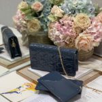 Christian Dior Lady Dior Pouch Midnight Blue, For Women, Women’s Handbags 8.5in/21.5cm CD