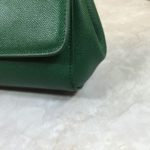 Dolce & Gabbana Medium Sicily Handbag In Dauphine Green For Women 10.2in/26cm DG BB4347A100187399