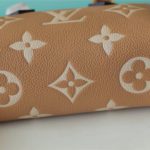 Louis Vuitton Nano Speedy Monogram Empreinte Arizona Beige / Cream For Women, Women's Handbags, Shoulder And Crossbody Bags 6.3in/16cm LV M81457