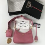 Prada Re-Edition 2005 Re-Nylon Bag Pink For Women, Women's Bags 8.6in/22cm 1BH204_NZV_F011S_V_V2M