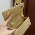Dolce & Gabbana Polished 3.5 Phone Bag Gold For Women 7.3in/19cm DG