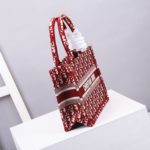 Christian Dior Small Dior Book Tote Red, For Women, Women’s Handbags 26.5cm/10.5in CD M1265ZRIW_M17E